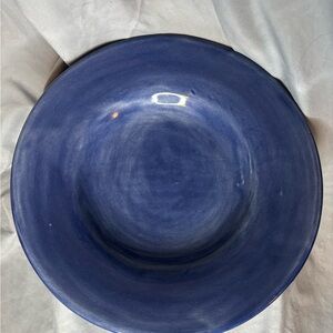 Vintage Pottery Barn Sausalito Sapphire Blue Dinner Plate